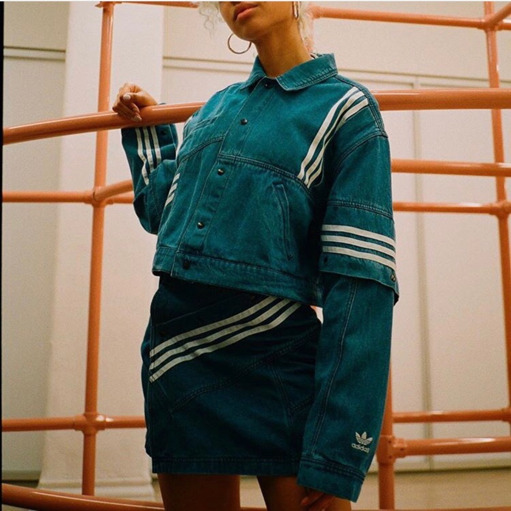 Adidas Danielle Cathari denim skirt